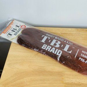 Hair Extension Twist Braid & Loc 20 Inch Red Pre-Feathered Halloween